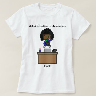 Administrative Admin African American Personalise T-Shirt