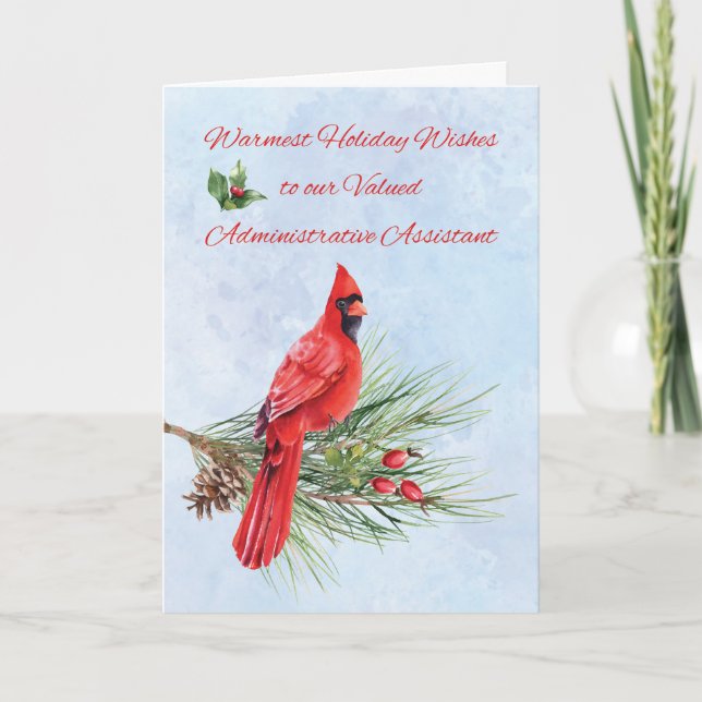 Administrative Assistant Appreciation Business  Card (Front)