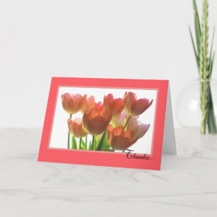 Administrative Assistant Day Card -- Orange Tulips