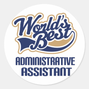 Administrative Assistant Gift Classic Round Sticker