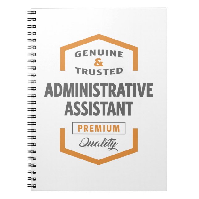Administrative Assistant Notebook (Front)
