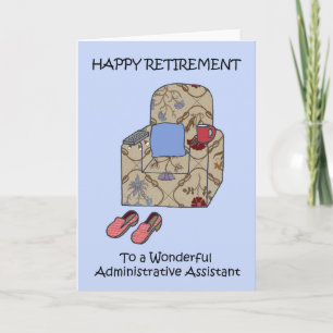 Administrative Assistant Retirement Card
