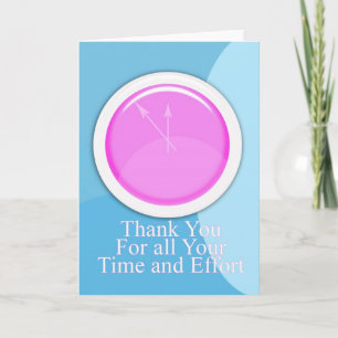 Administrative Professional Appreciation time valu Thank You Card