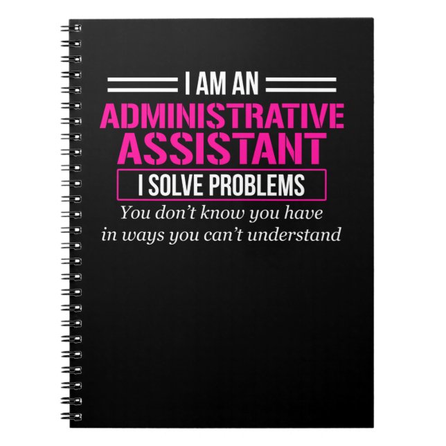 Administrative Professional Assistant Day Notebook (Front)