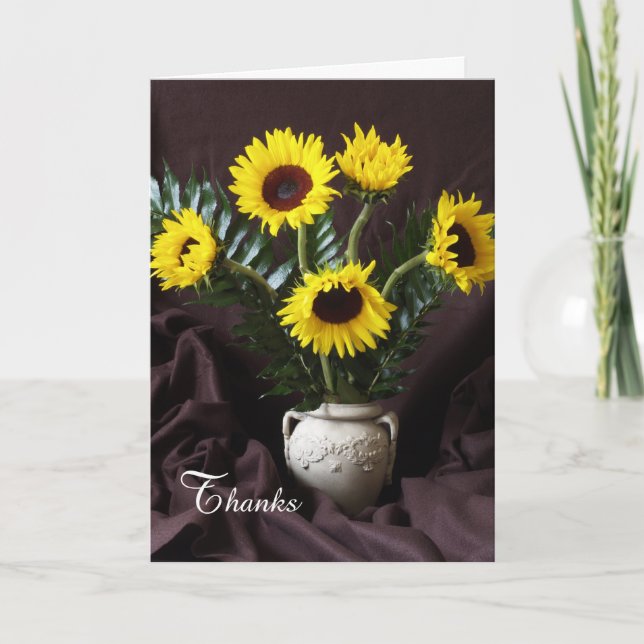Administrative Professional Day Card -- Sunflower (Front)