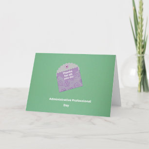 Administrative Professional Day Thank You Card