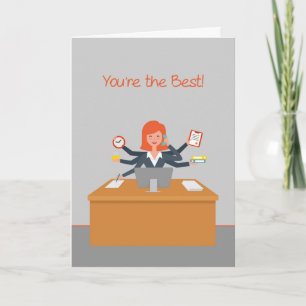 Administrative Professional Thank You, Multitask Thank You Card