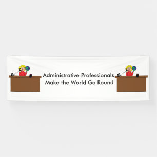 Administrative Professional World (Blonde) Banner