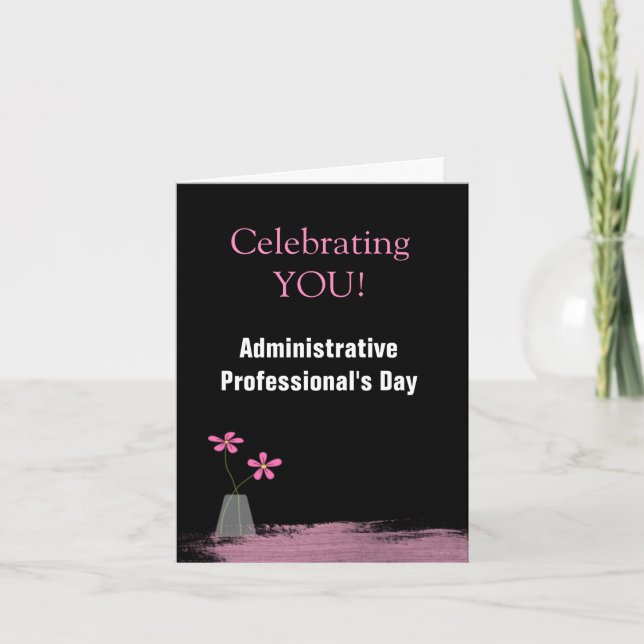 Administrative Professional's Appreciation Card (Front)
