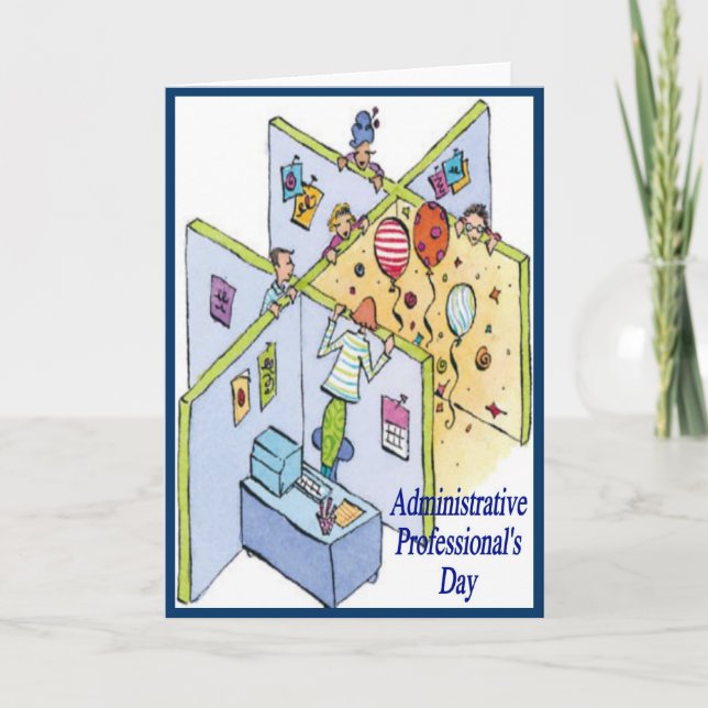 Administrative Professional's Day 5 Card (Front)
