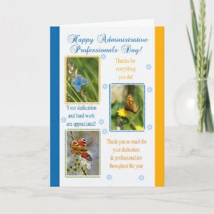 Administrative Professionals Day Card - Butterflie
