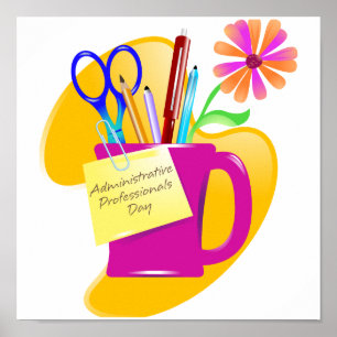 Administrative Professionals Day Design Poster
