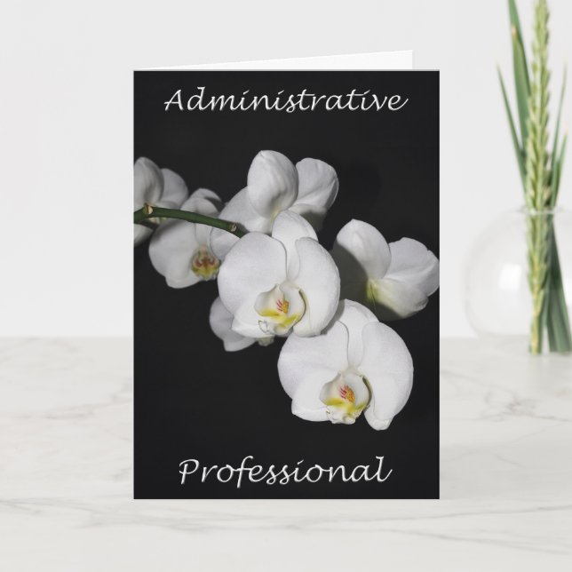 Administrative Professionals Day Flowers Card (Front)