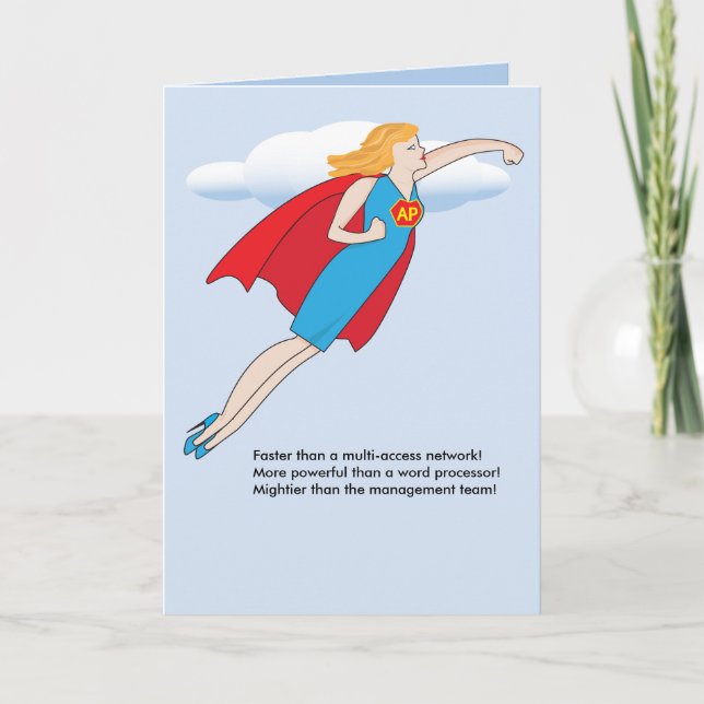 Administrative Professionals' Day Holiday Card (Front)