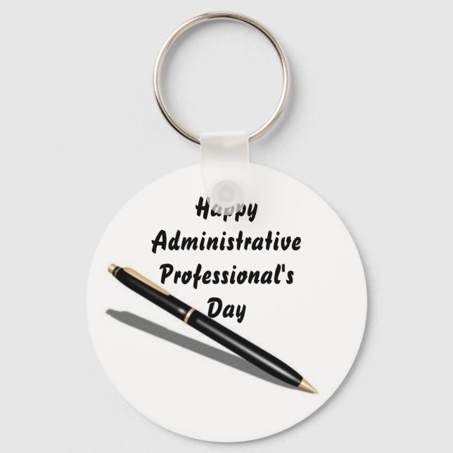 Administrative Professional's Day Keychain (Front)