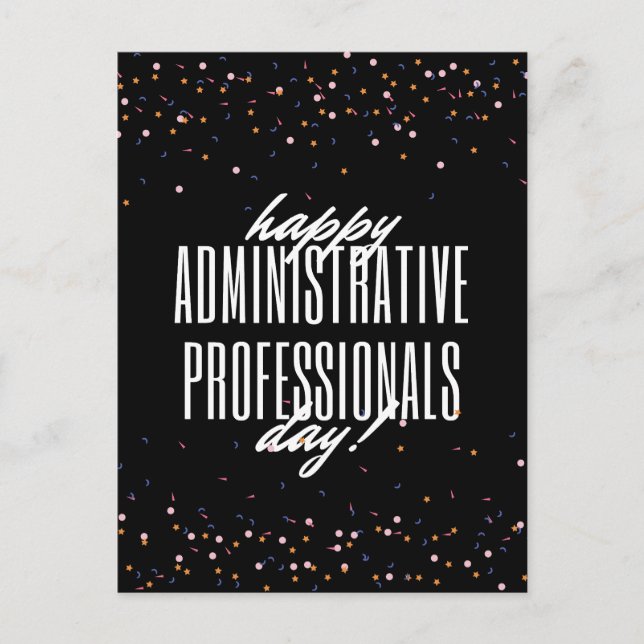 Administrative Professionals Day Postcard (Front)