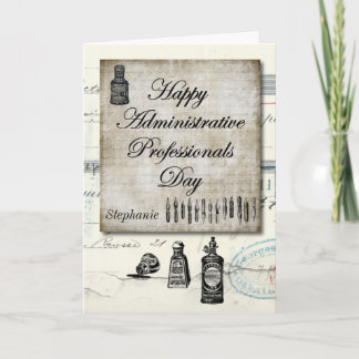 Administrative Professionals Day Thank You Custom Card