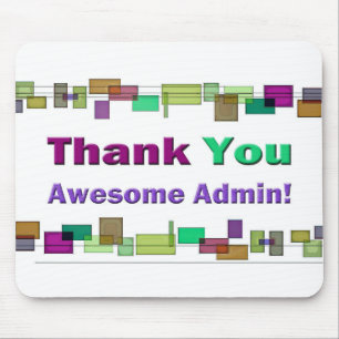 Administrative Professionals Gifts Awesome Admin Mouse Mat