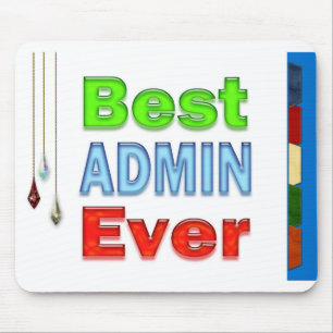 Administrative Professionals Gifts Best Admin Ever Mouse Mat