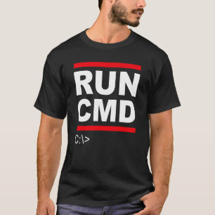 Admins Programmers Run CMD T-Shirt