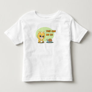 Admirable Animal Frienz: You Can Do It! Toddler T-Shirt