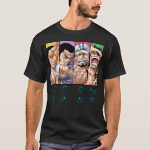 Admiral Akainu Kizaru Fujitora And Ryokugyu T-Shirt