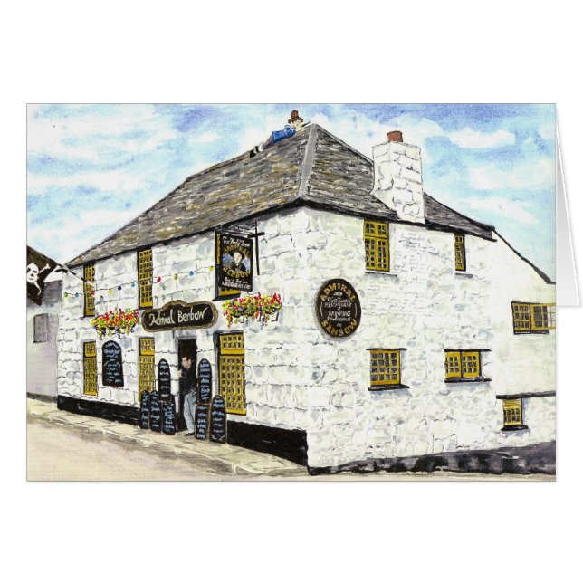 'Admiral Benbow' Card (Front Horizontal)