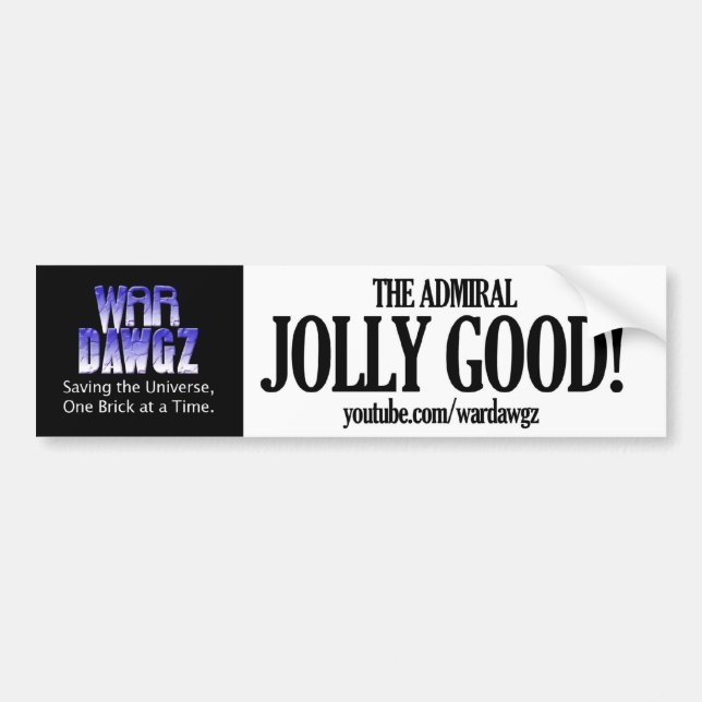 Admiral Bumper Sticker (Front)