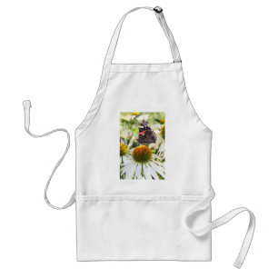 Admiral Butterfly on Flower Standard Apron
