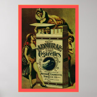 Admiral Cigarettes Poster