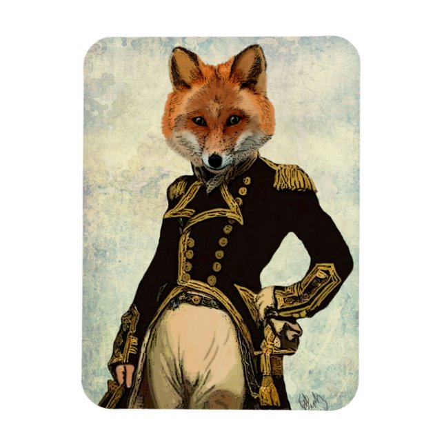Admiral Fox Full 2 Magnet (Vertical)