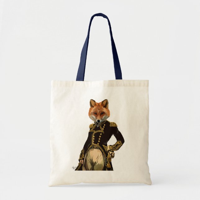 Admiral Fox Full Tote Bag (Front)