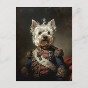 Admiral West Highland Terrier Postcard