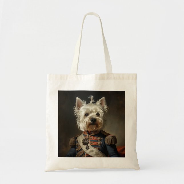 Admiral West Highland Terrier Tote Bag (Front)