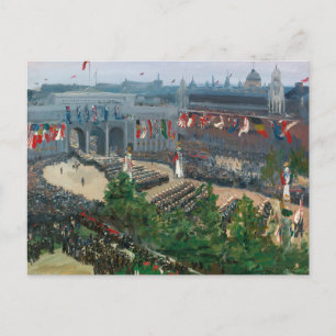 Admiralty Arch, 19th July 1919   Sir John Lavery Postcard