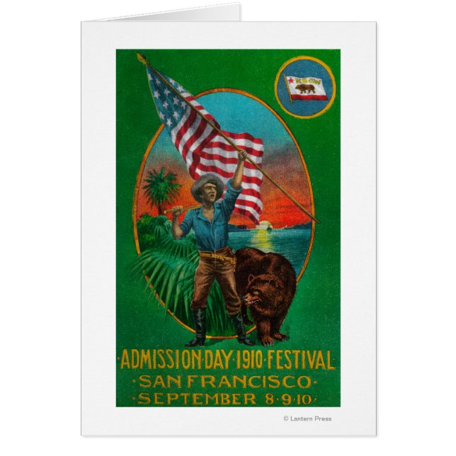 Admission Day Advertisment, State Festival (Front)