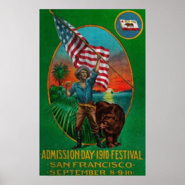 Admission Day Advertisment, State Festival 2 Poster (Front)