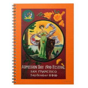 Admission Day Advertisment, State Festival Notebook