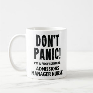 Admissions Manager Nurse Coffee Mug