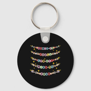 Admit It Youll Lowkey Miss Me Bruh Bracelet Retro Key Ring