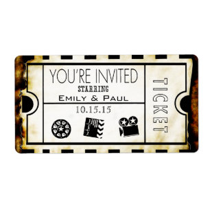 Admit One Save the Date