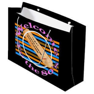 Admit one ticket - to the 80's  large gift bag