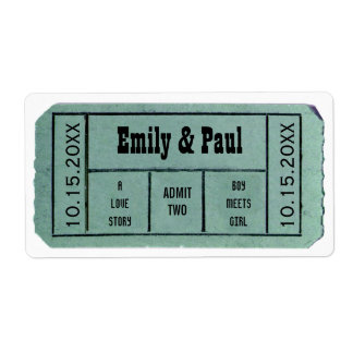Admit TWO Save the Date TICKET