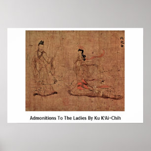 Admonitions To The Ladies By Ku K'Ai-Chih Poster