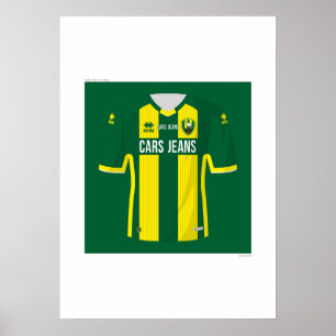 ADO Den Haag Home Shirt 2019/20 Poster