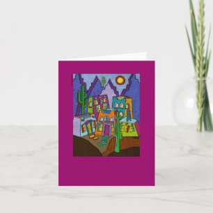 Adobe Desierto note card
