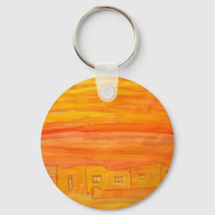 adobe sky santa fe key ring