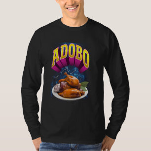 Adobo Meme Bootleg Rap Style 90s Vintage Funny T-Shirt