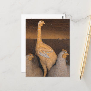 Adolescence by Grant Wood Postcard