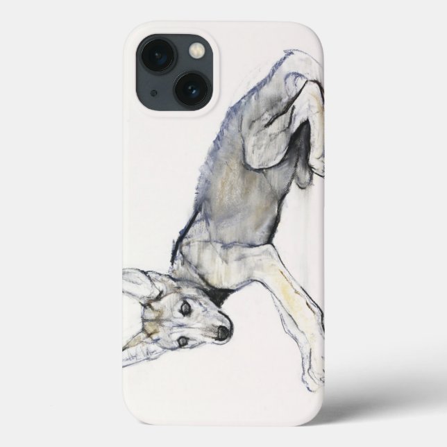 Adolescent Arabian Wolf Pup 2009 Case-Mate iPhone Case (Back)